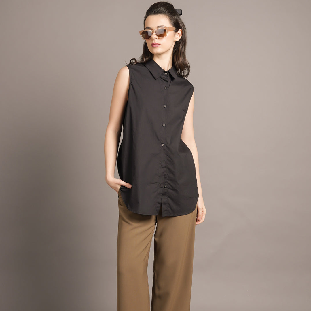 Joelyn Oversize Sleeveless Top