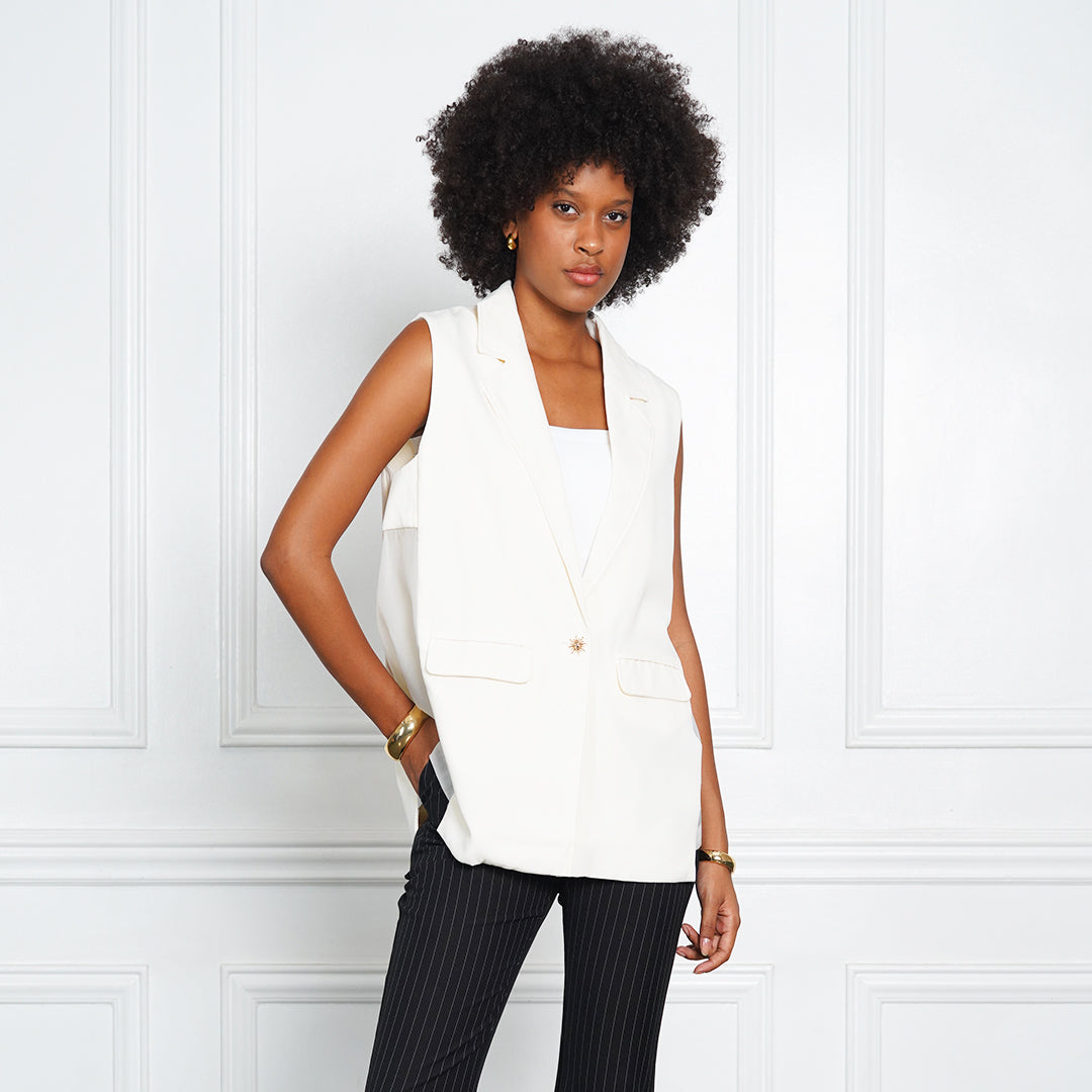 Gazia Tailored Sleeveless Waistcoat