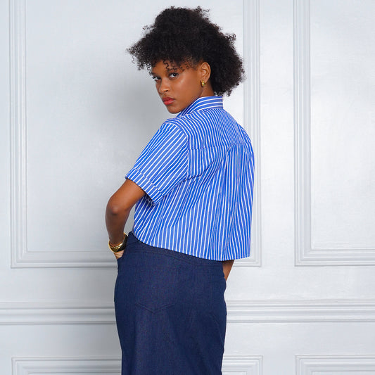 Lettie Ultimate Coastal Cool Tie-Front Shirt