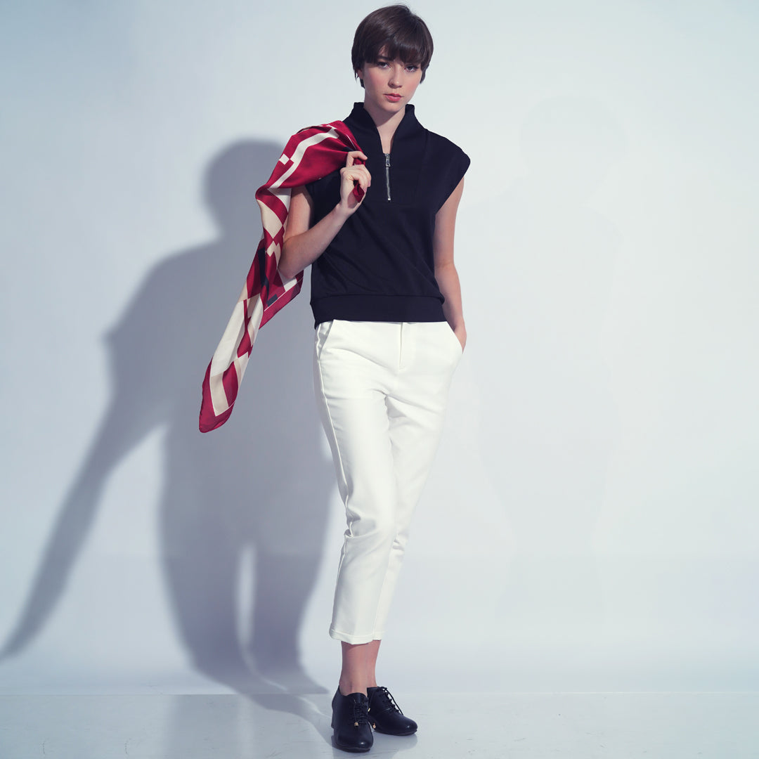Blake Front Zip Top