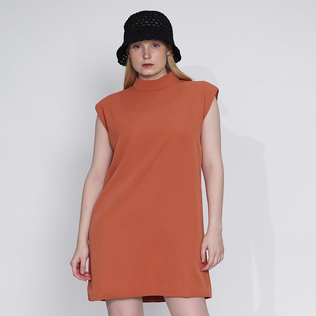 Gianna Cap Sleeve Mock Dress