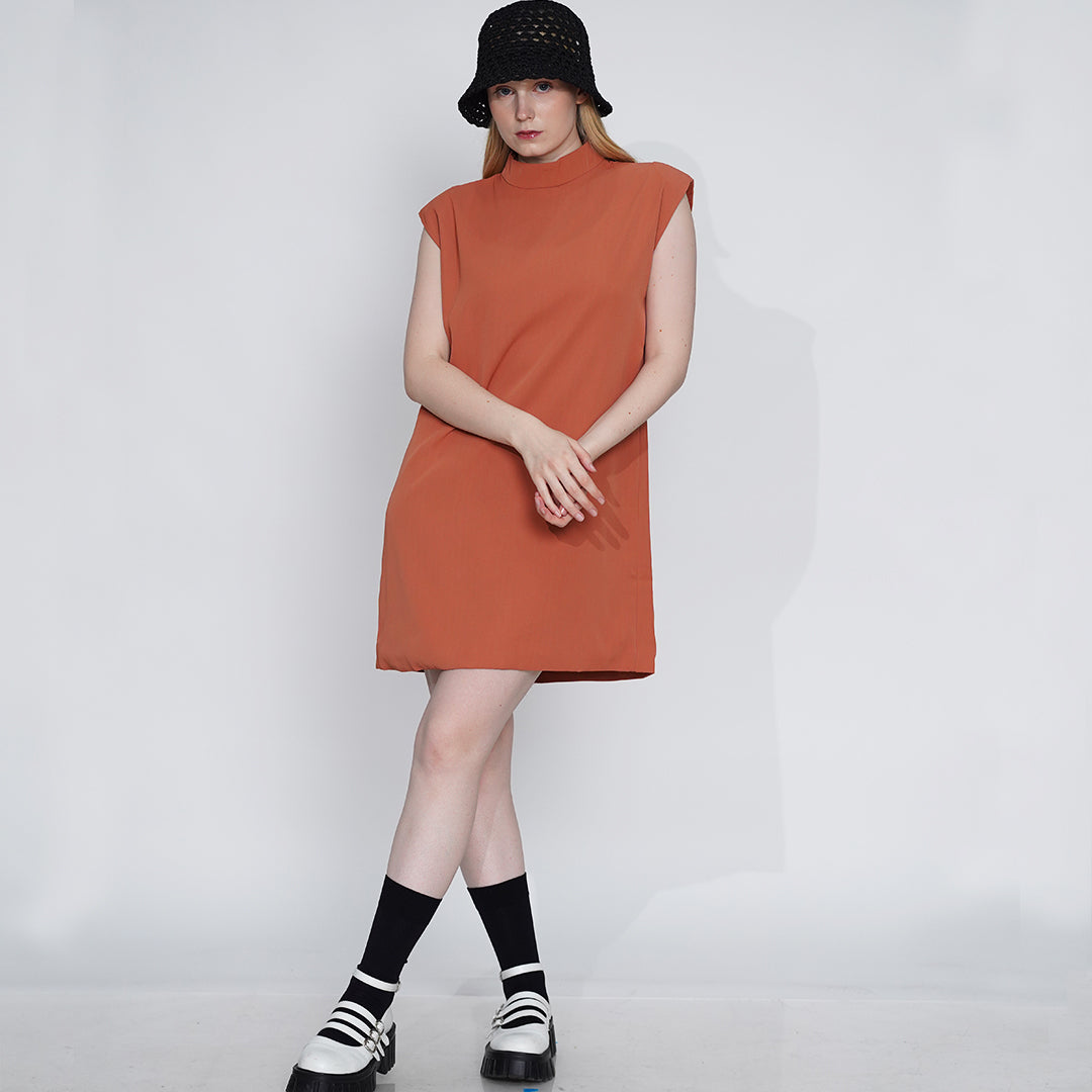 Gianna Cap Sleeve Mock Dress