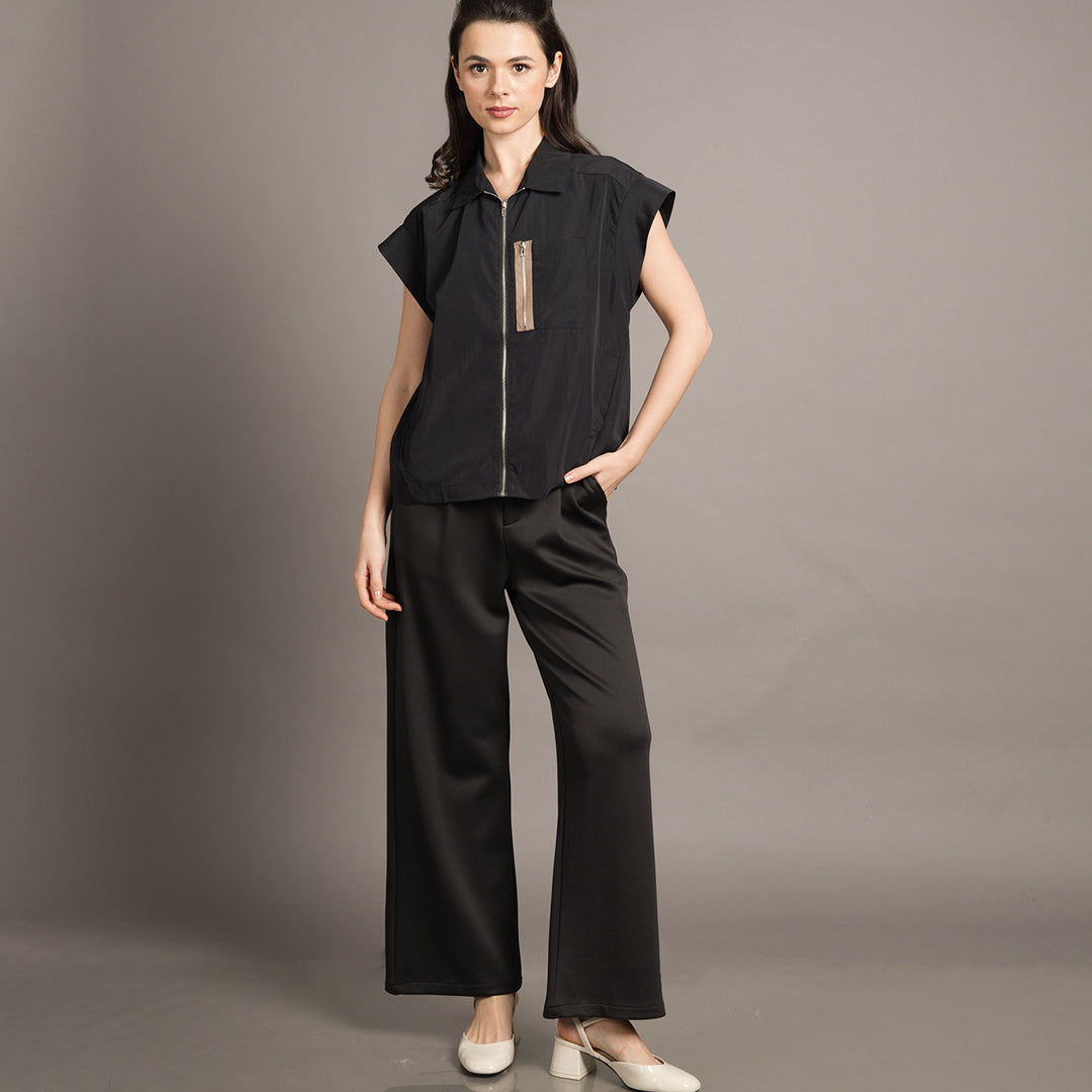 Jerlyn Relaxed Fit Elastic Waist Pants