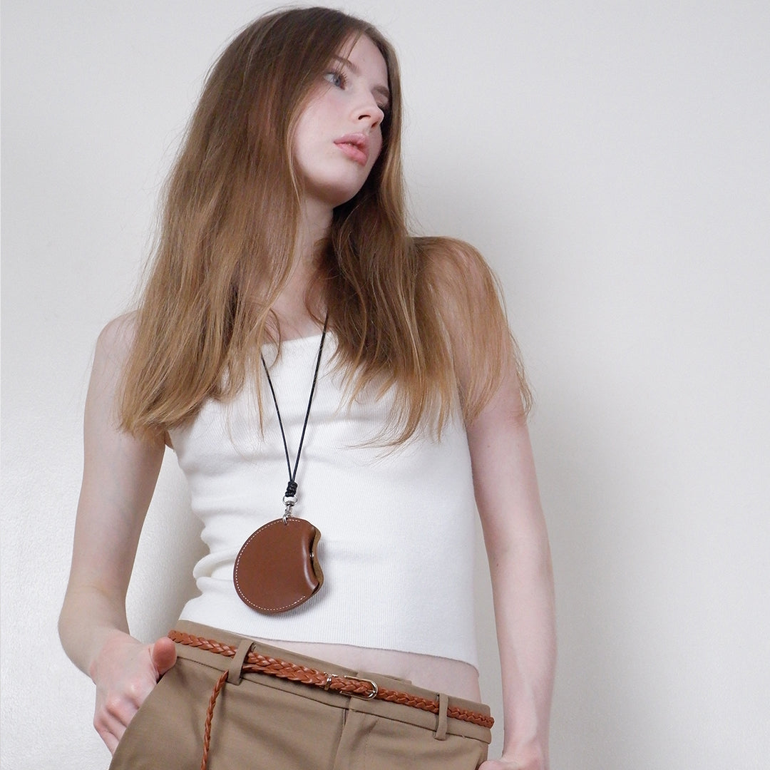 Minimalist Coin Pouch with Lanyard