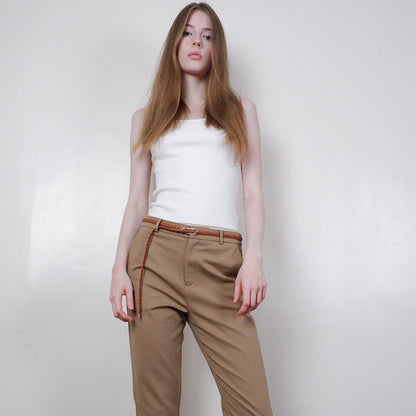 Classic Braided Faux Leather Cinch Belt