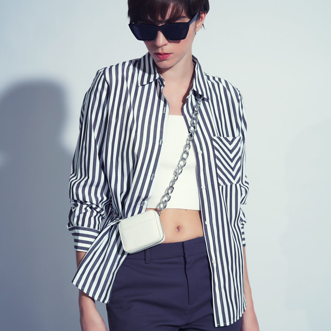 Betty Stripes Long Sleeves Top