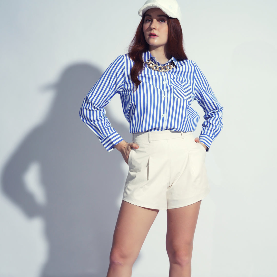 Betty Stripes Long Sleeves Top