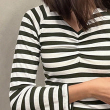 Load image into Gallery viewer, Clea Long Sleeve Cinched Front Top
