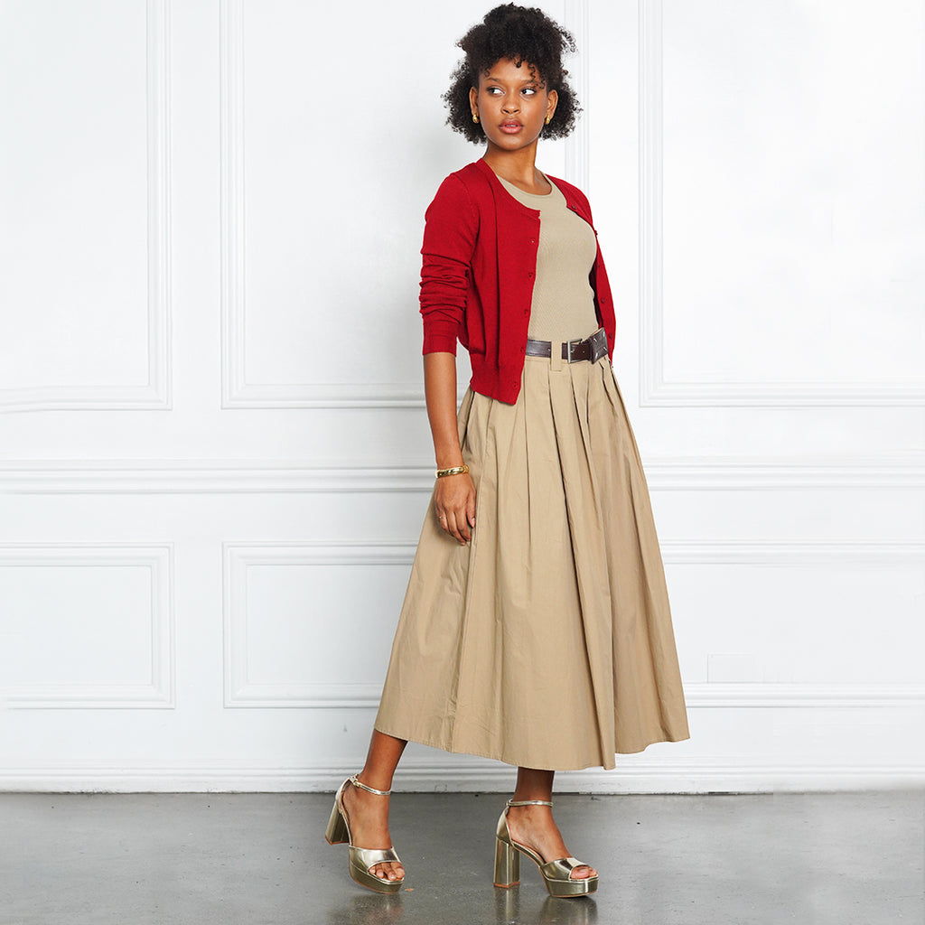 Jade Classic Full Button Cardigan