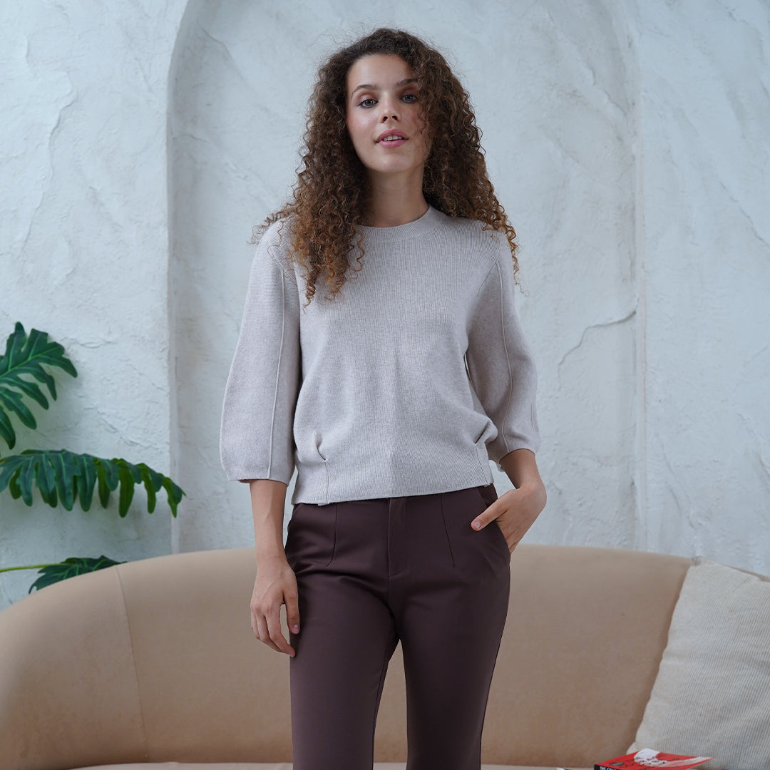 Daphne Drop-Shoulder Knit