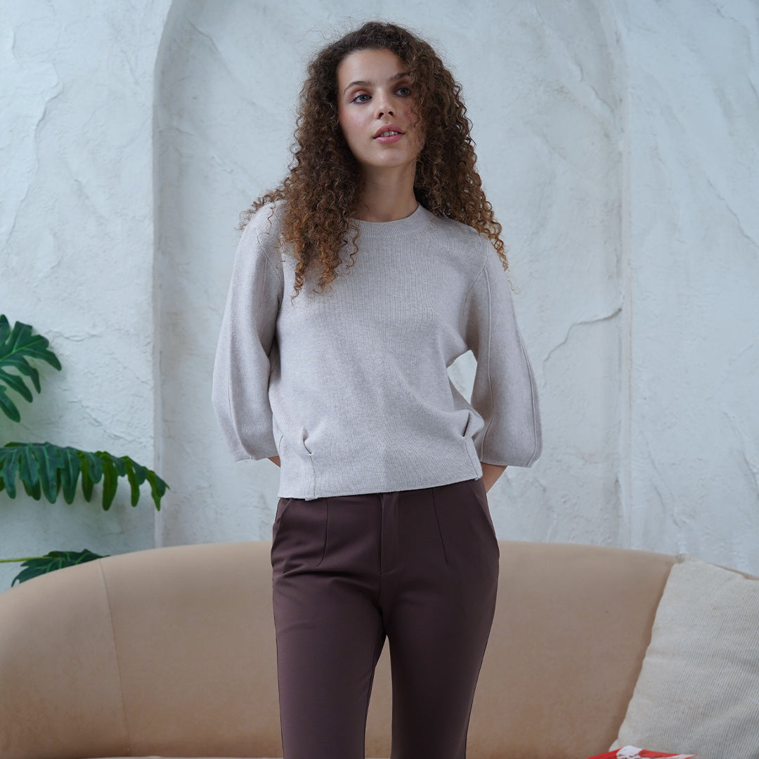 Daphne Drop-Shoulder Knit