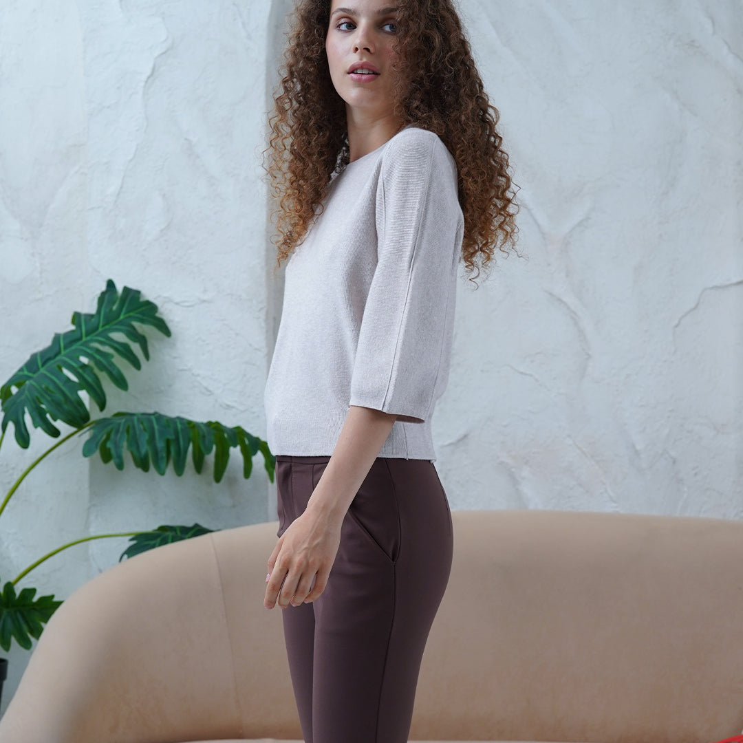 Daphne Drop-Shoulder Knit