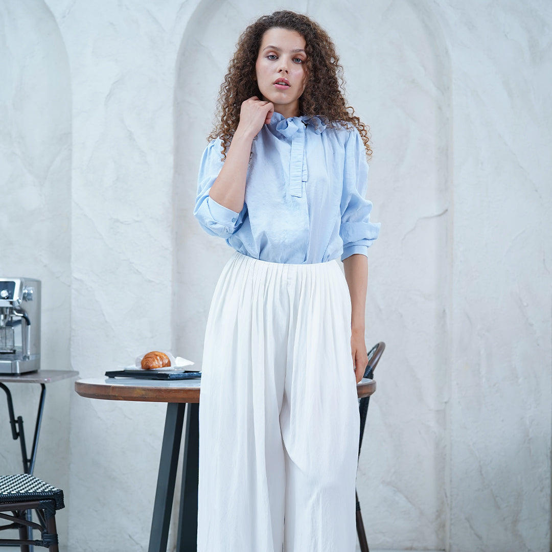 Daria Tie-Neck Blouse