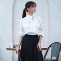 Daria Tie-Neck Blouse