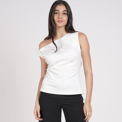 Daphne Asymmetric Twist Top