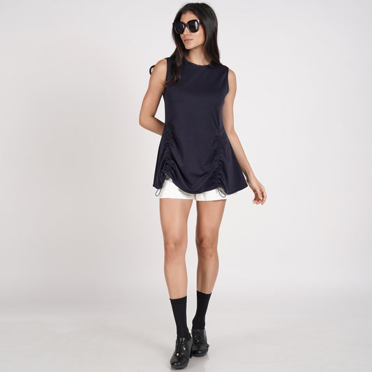 Danny Sleeveless Ruched Top