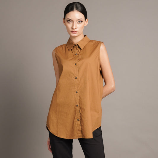 Joelyn Oversize Sleeveless Top