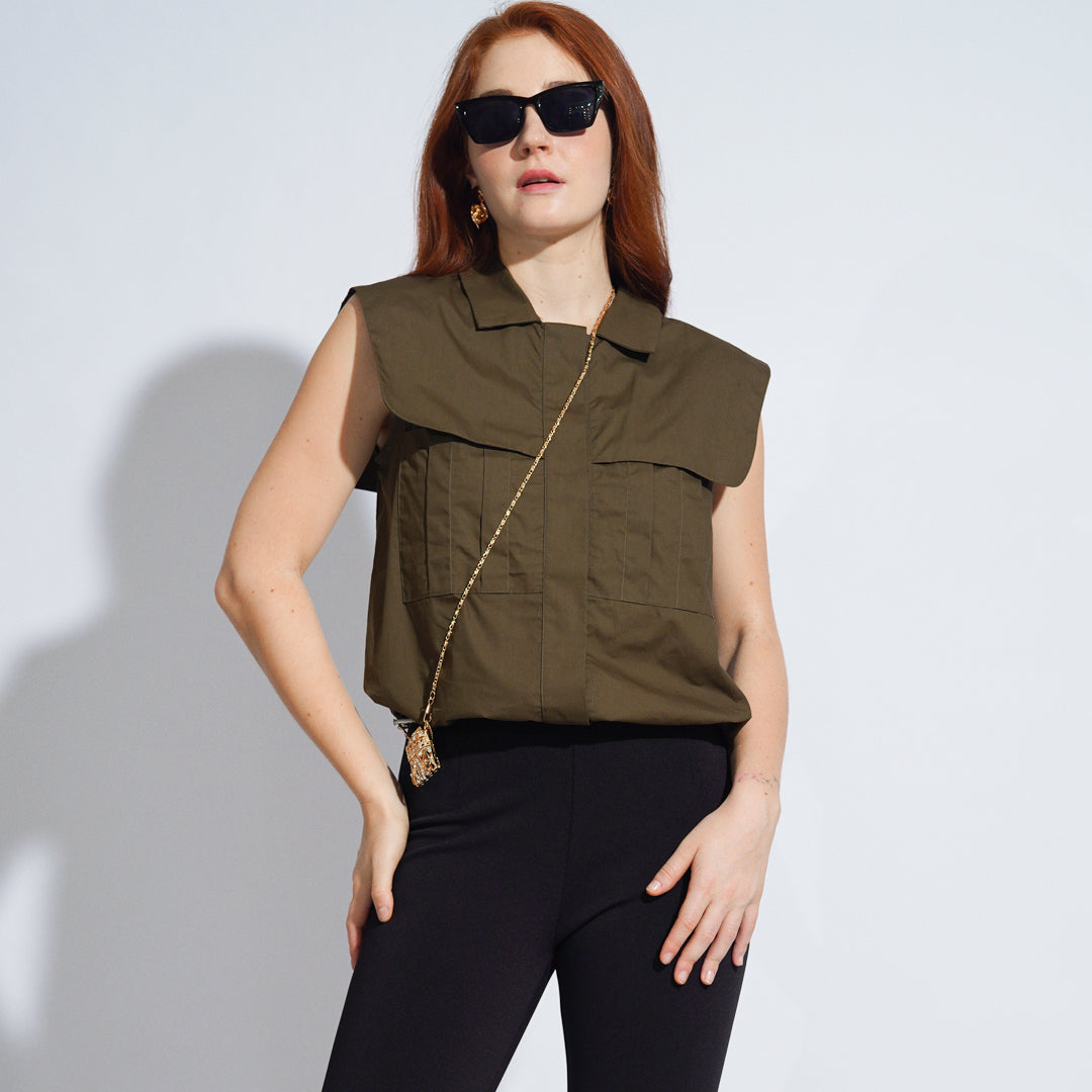 Berlyn Collared Vest