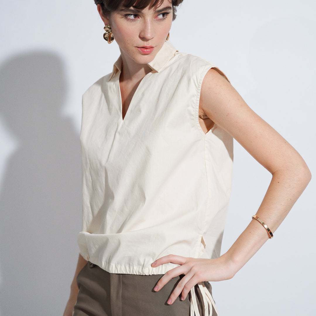 Bryn Drawstring Hem Top