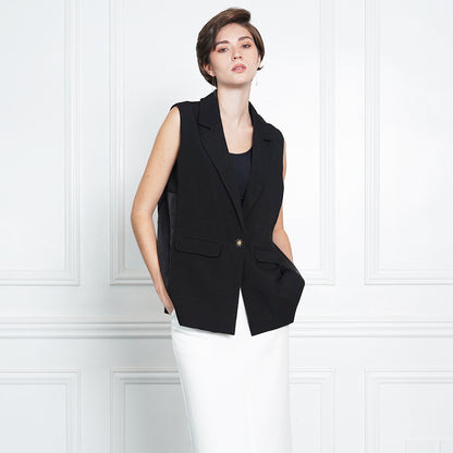 Gazia Tailored Sleeveless Waistcoat
