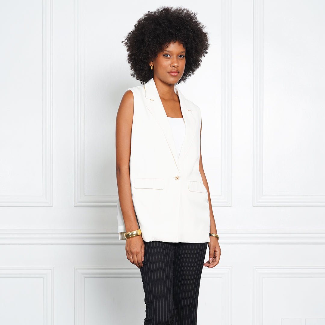 Gazia Tailored Sleeveless Waistcoat