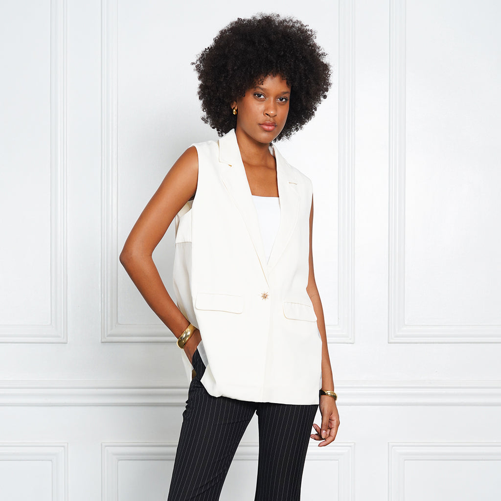 Gazia Tailored Sleeveless Waistcoat