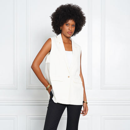Gazia Tailored Sleeveless Waistcoat