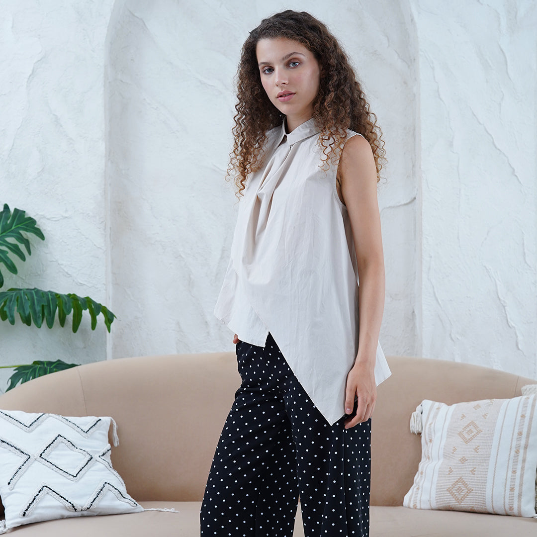 Astrid Asymmetrical Blouse