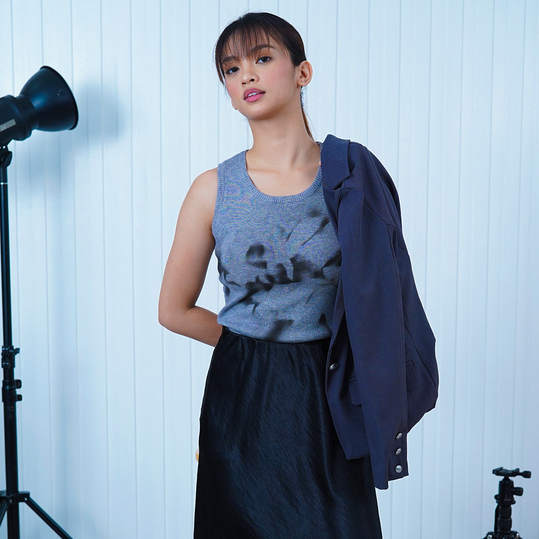 Fiona Abstract Knit Top