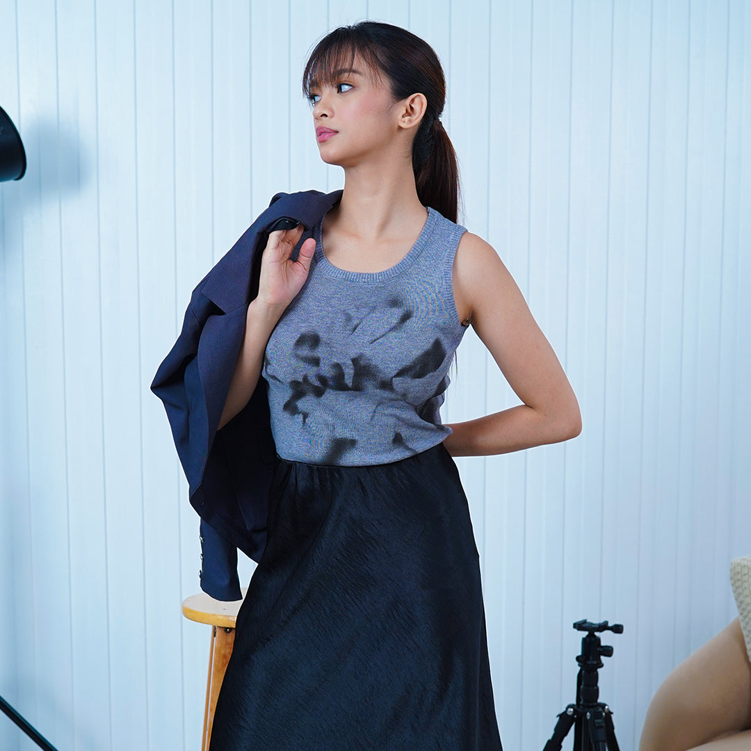 Fiona Abstract Knit Top