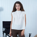 Faye Structures Sleeveless High-Neck Top