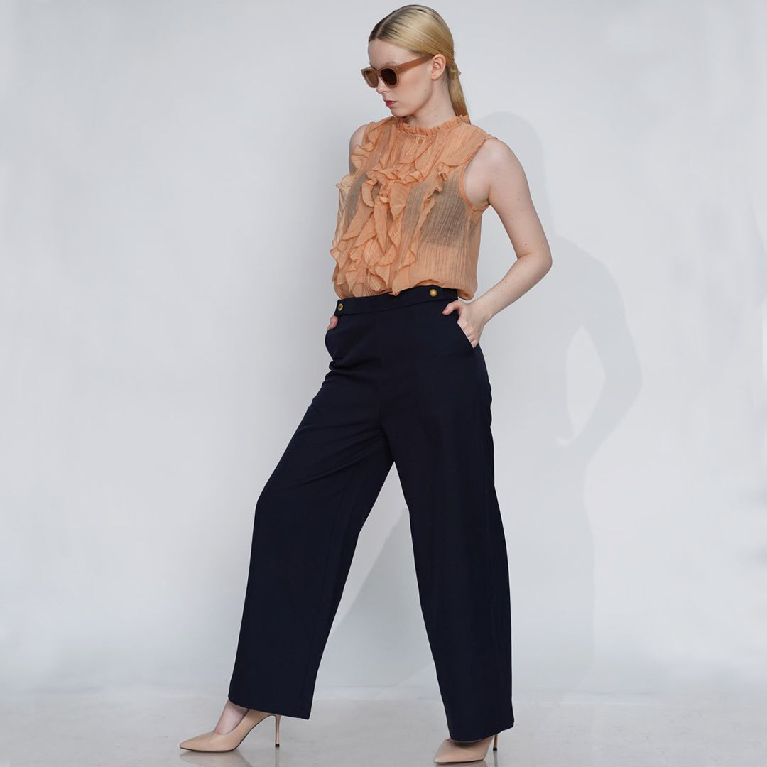 Glenda Ethereal Ruffle Blouse