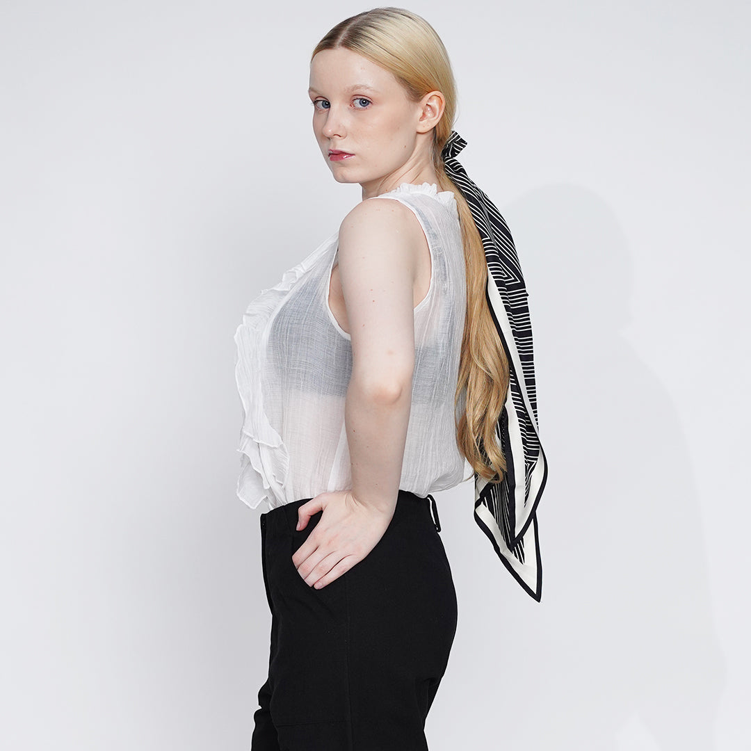 Glenda Ethereal Ruffle Blouse