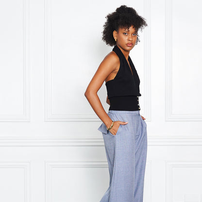 Jezza Corset-Waist Halter