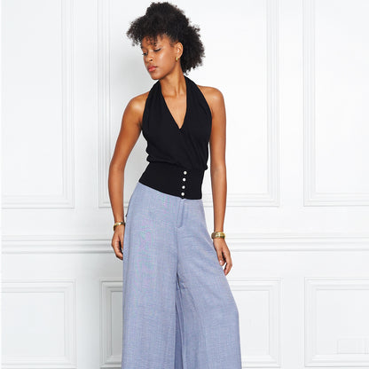 Jezza Corset-Waist Halter