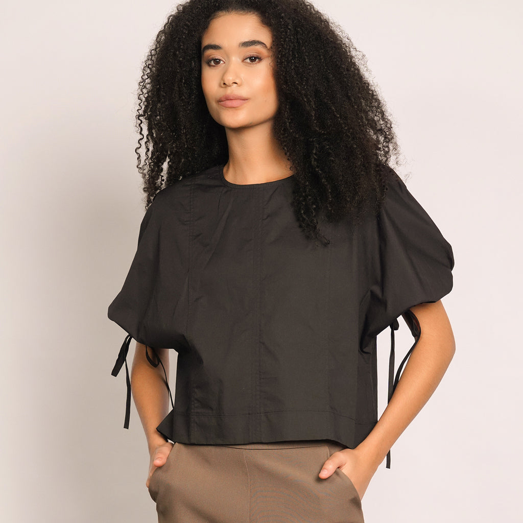 Kailea Drawstring Cuff Blouse