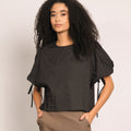 Kailea Drawstring Cuff Blouse