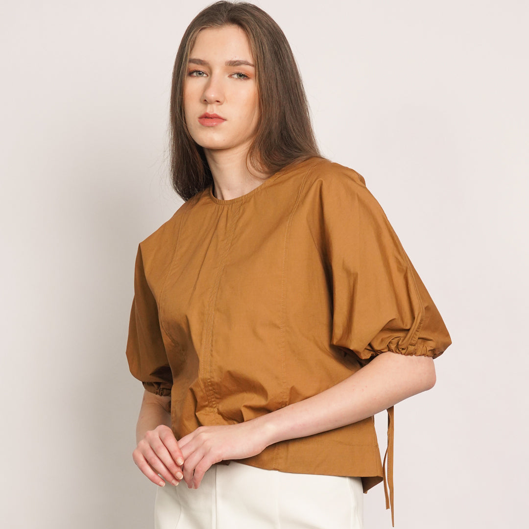 Kailea Drawstring Cuff Blouse