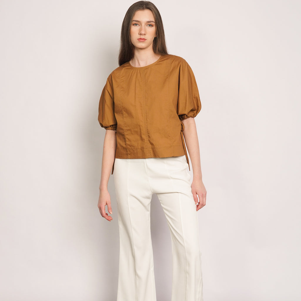 Kailea Drawstring Cuff Blouse