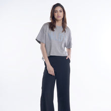 Load image into Gallery viewer, Hania Cropped Short-Sleeve Graphic T-Shirt
