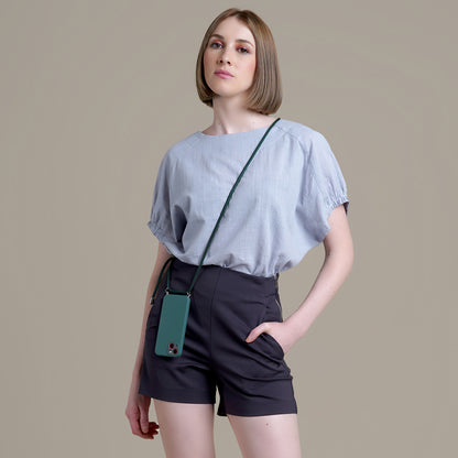 Ivanne Boat Neck Linen Top