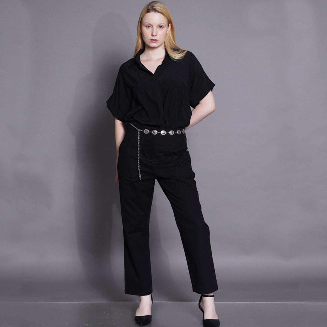 Glenda Clean Line Drape Top