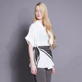 Glenda Clean Line Drape Top