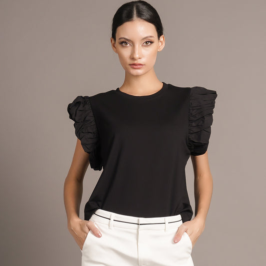 Innah Ruffle Sleeves Top