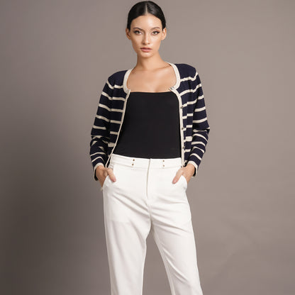 Ionah Stripes Knitted Cardigan