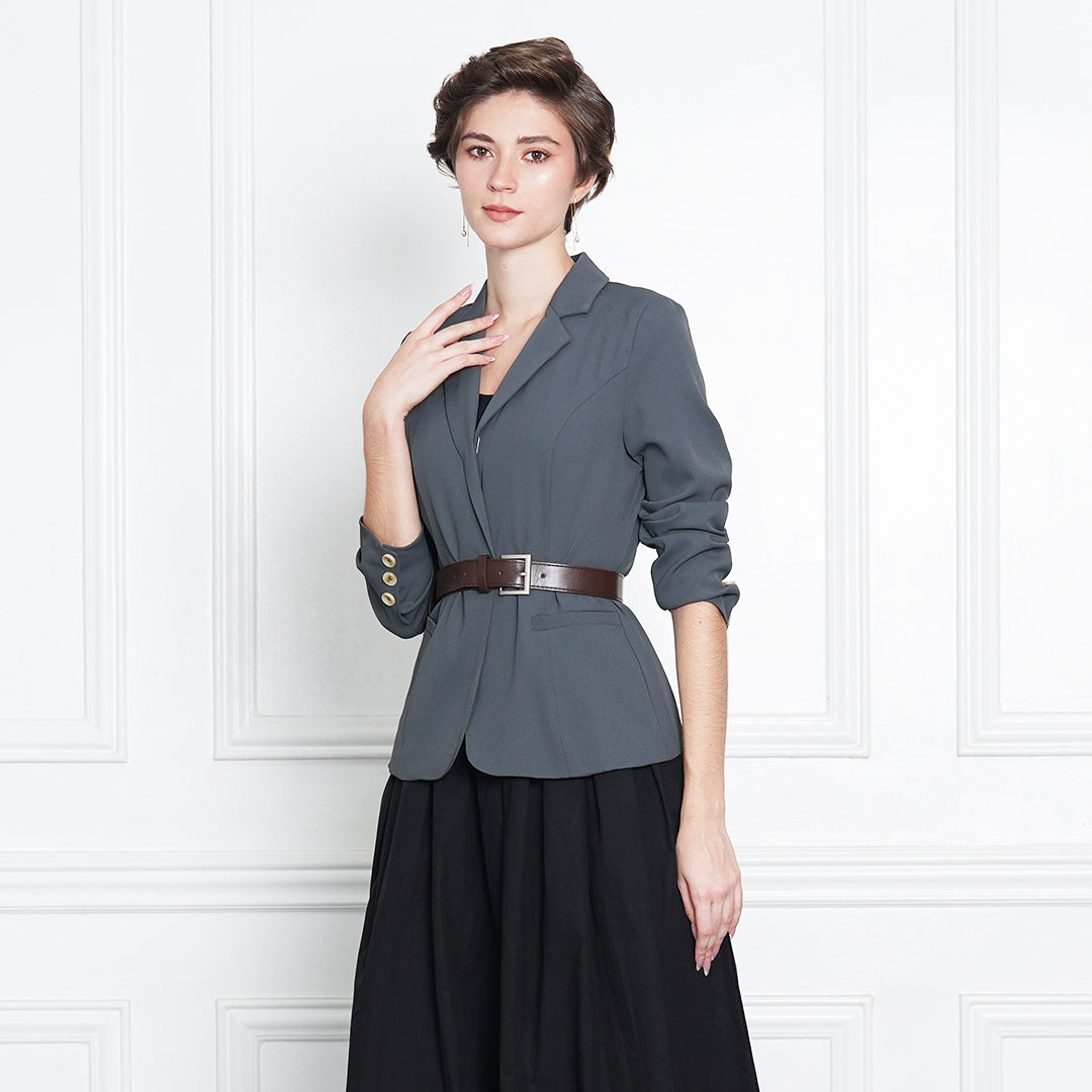 Gamera Modern Power Suit Coat Blazer