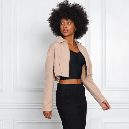 Grascilla Sand Drift Cropped Jacket