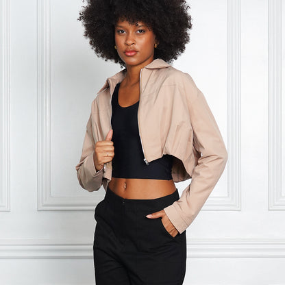 Grascilla Sand Drift Cropped Jacket