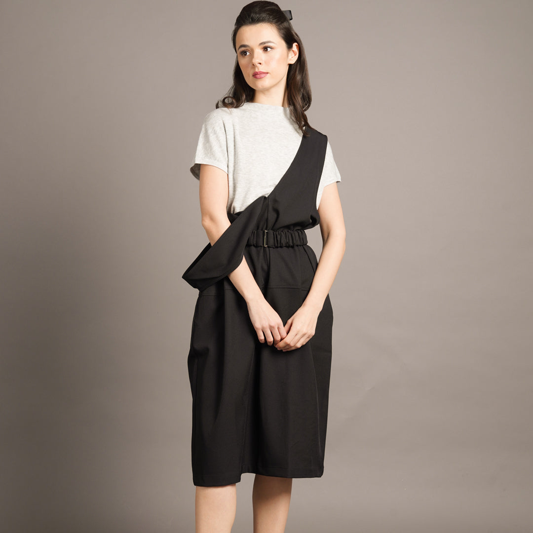 Juliet V-neck Belted Dress
