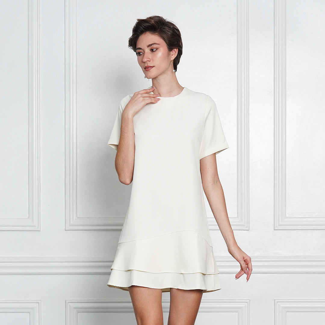 Galenda Sophisticated Chic Flounce Dress